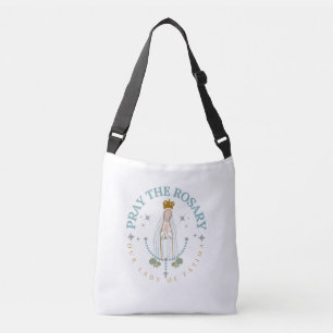 Pray The Rosary Fatima Crossbody Bag