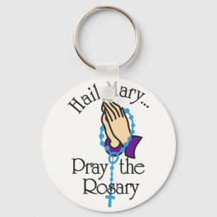Pray The Rosary Key Ring