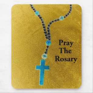 PRAY THE ROSARY MOUSE PAD