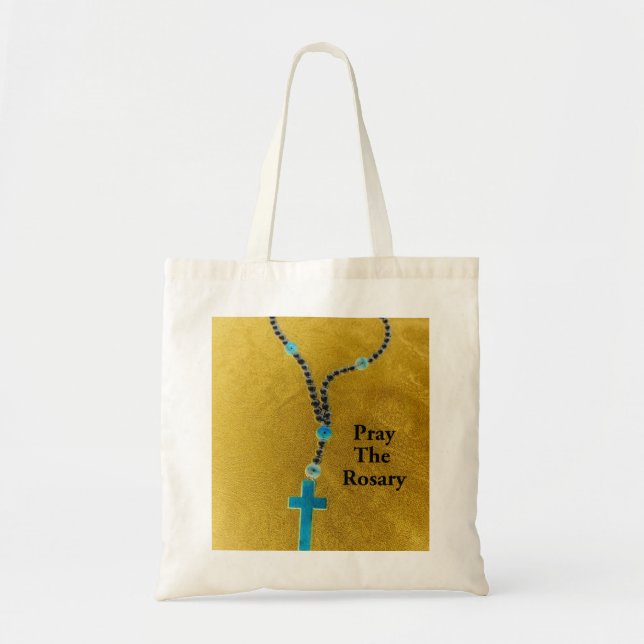 PRAY THE ROSARY TOTE BAG (Front)