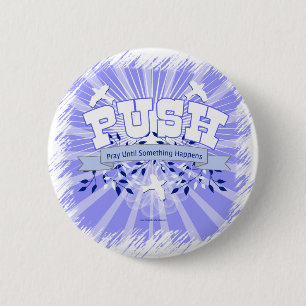 Pray Until Something Happens 6 Cm Round Badge