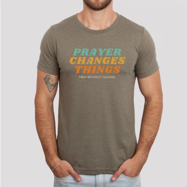 Pray Without Ceasing Bible Verse Christian T-Shirt (Creator Uploaded)
