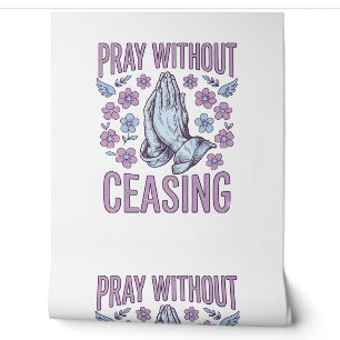 Pray Without Ceasing Floral Praying Hands Shirt_1 Wallpaper