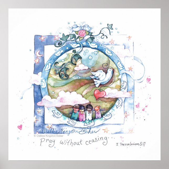 Pray without ceasing poster (Front)