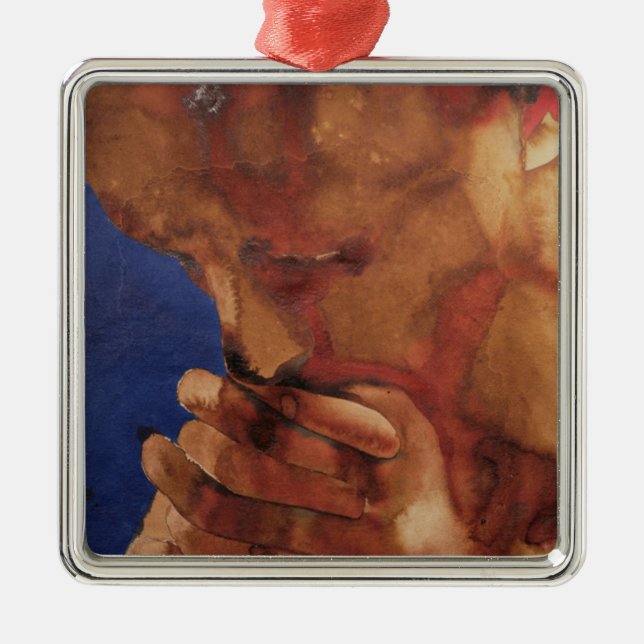 Prayer 1981 metal tree decoration (Front)