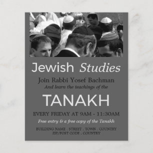 Prayer at the Synagogue, Judaism, Jewish Studies Flyer