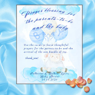 Prayer Blessing for the Parents-to-be & Baby  Pedestal Sign