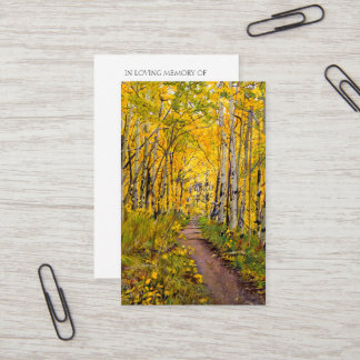 Prayer Blessing Memorial Card