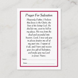 Prayer Card