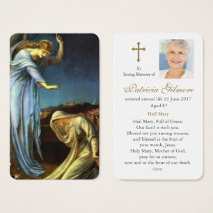 Prayer Card Funeral   Annunciation 1