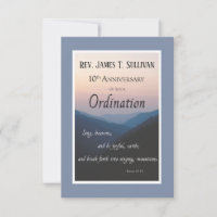 Prayer Card Name 10th Ordination Anniversary