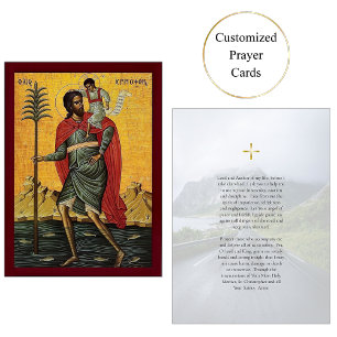 Prayer Card to St. Christopher for Drivers