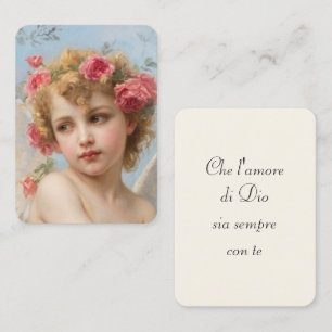 Prayer Card Wings Of Desire Italian
