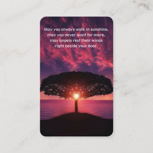 Prayer Cards | Amazing Sunset Deluxe (Front)