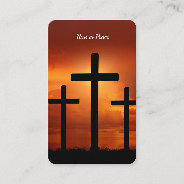 Prayer Cards | Crosses Deluxe (Front)