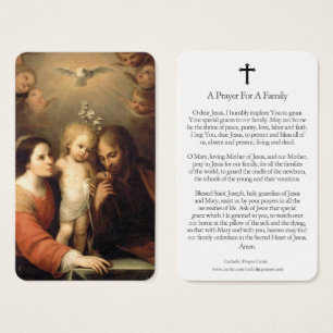 Prayer Cards Holy Family 01