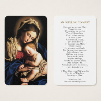 Prayer Cards | Mary & Baby Jesus