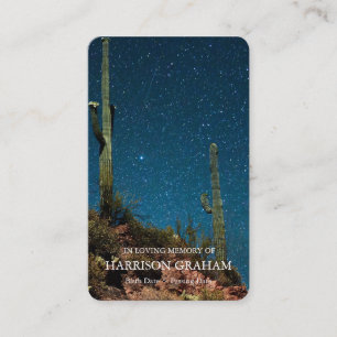 Prayer Cards Night Sky Deluxe