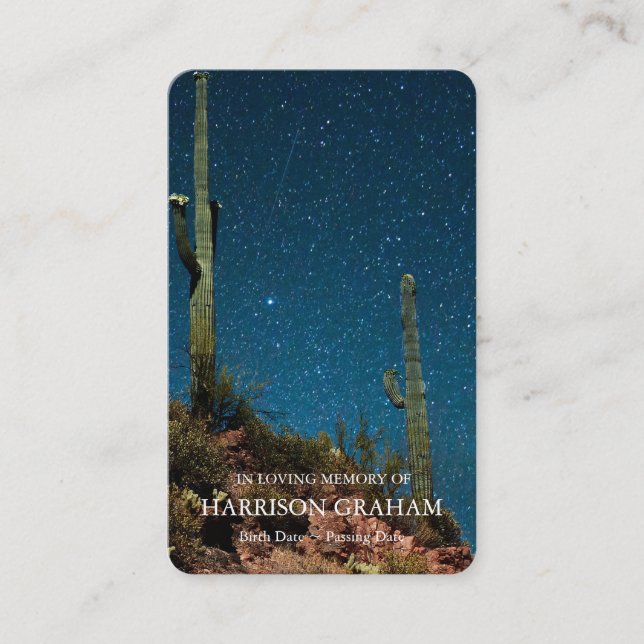 Prayer Cards | Night Sky Deluxe (Front)