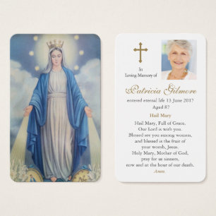 Prayer Cards   Our Lady Miraculous Medal