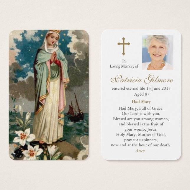 Prayer Cards | Stella Maris (Front & Back)