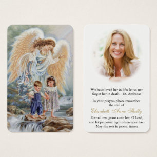 Prayer Cards   Vintage Guardian Angel