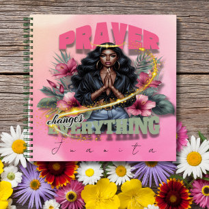 Prayer Changes Everything Inspirational Notebook