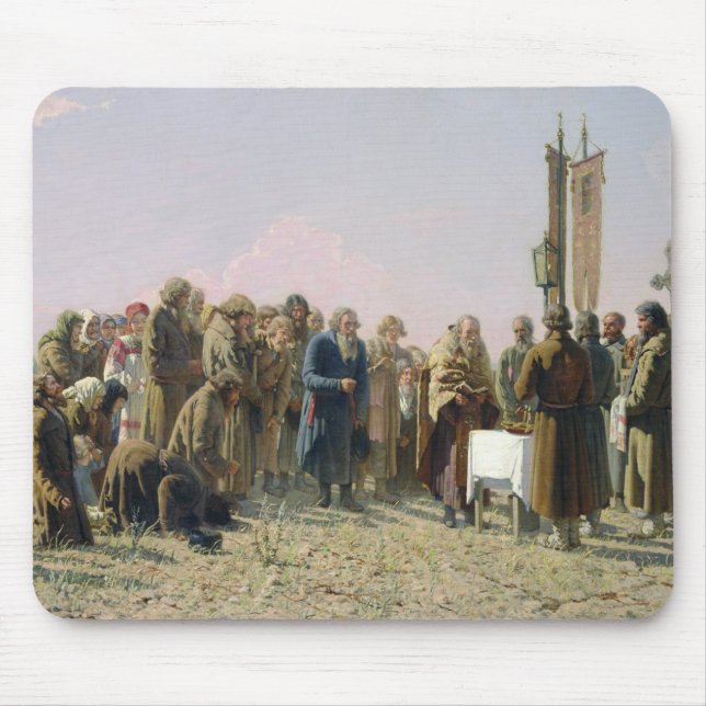 Prayer During the Drought, 1880 Mouse Pad (Front)