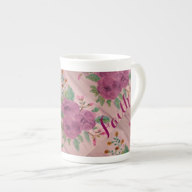 Prayer & Faith China Mug (Front Right)