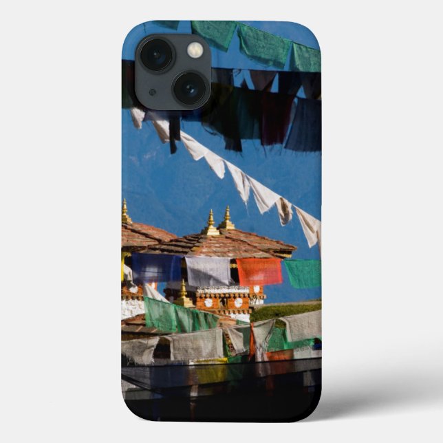 Prayer flags and chortens Case-Mate iPhone case (Back)