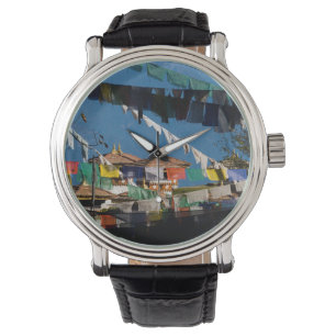 Prayer flags and chortens watch
