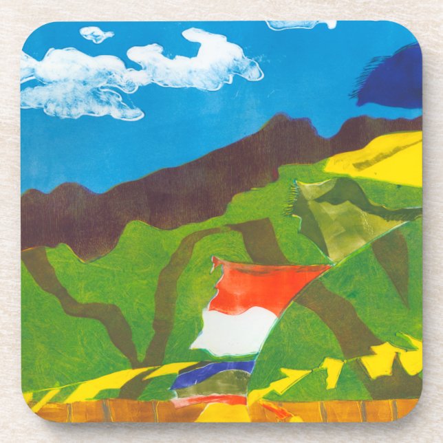 Prayer Flags II Coaster (Front)
