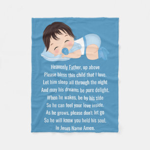 Prayer - Fleece Blanket, 60"x80"