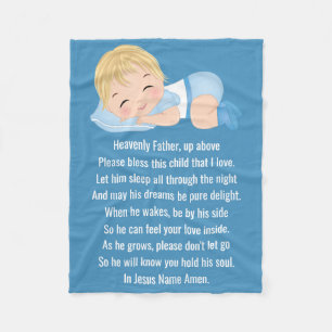 Prayer - Fleece Blanket, 60"x80" Blanket