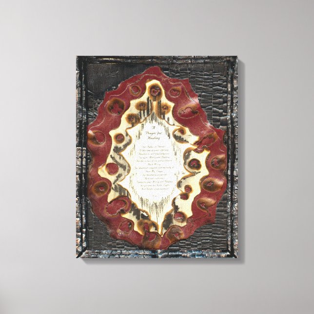 Prayer For Healing Canvas Print (Front)