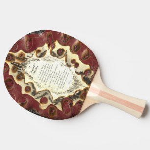 Prayer For Healing Ping Pong Paddle