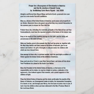 Prayer for President Trump and the USA -Vigano