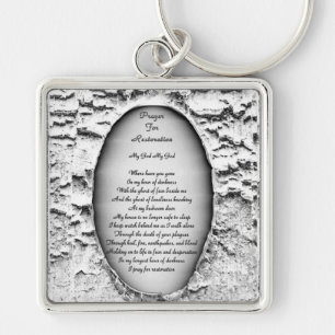 Prayer for Restoration Key Ring