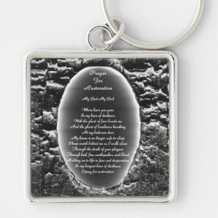 Prayer for Restoration Key Ring