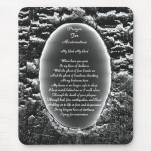 Prayer for Restoration Mouse Pad
