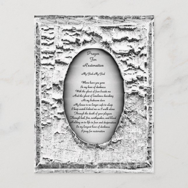 Prayer for Restoration Postcard (Front)