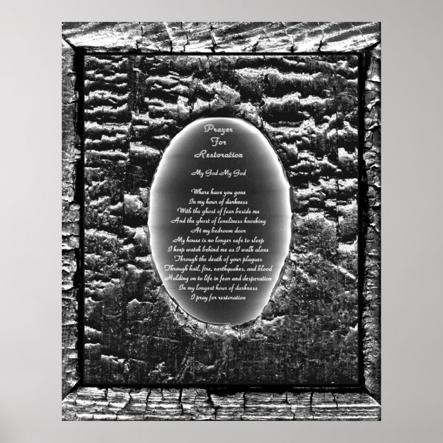 Prayer for Restoration Poster (Front)