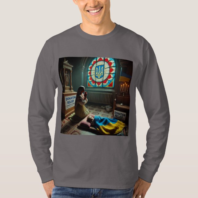 Prayer for Ukraine’s Future T-Shirt (Front)