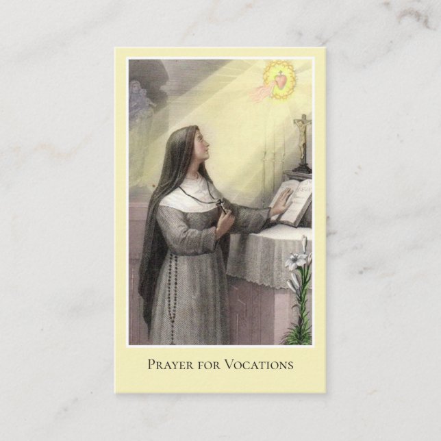 Prayer for Vocations Holy Card (Front)