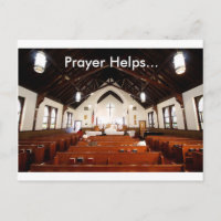 Prayer Helps Postcard