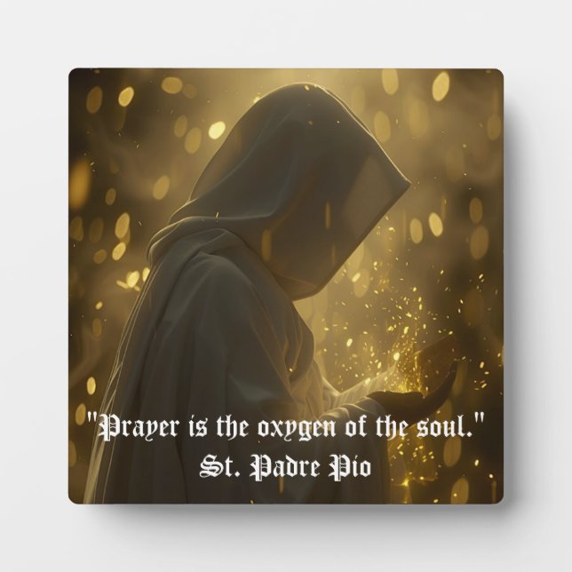 Prayer Is Tabletop Plaque with Easel (Front)