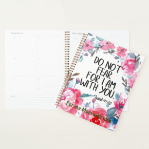 Prayer Journal Diary Bible verse Isaiah Planner