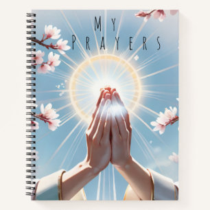Prayer Journal / Floral Hands in Prayer Christian