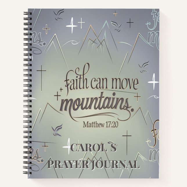 Prayer journal Spiral Notebook (Front)