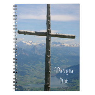 Prayer list notebook